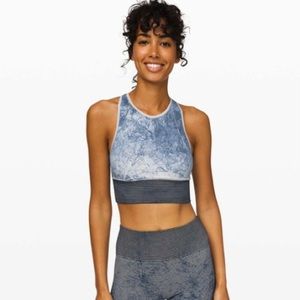 Lululemon Ebb to Train Bra - White / Black / Luna - Size 8